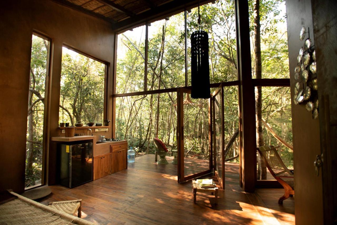 Ojo De Arbol, Boutique Cabin In The Real Jungle トゥルム エクステリア 写真