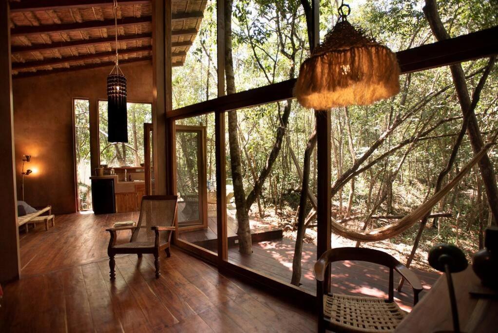 Ojo De Arbol, Boutique Cabin In The Real Jungle トゥルム エクステリア 写真