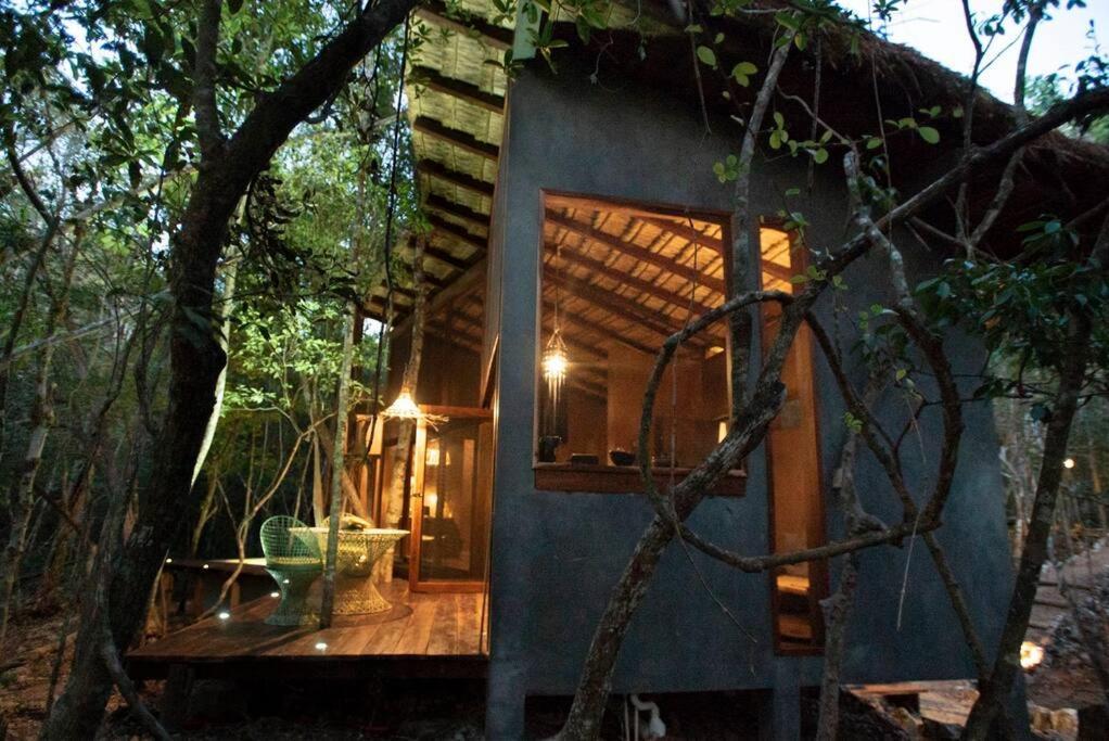 Ojo De Arbol, Boutique Cabin In The Real Jungle トゥルム エクステリア 写真