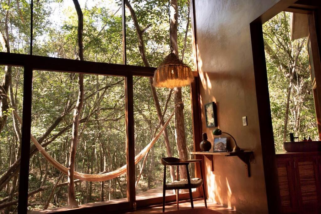 Ojo De Arbol, Boutique Cabin In The Real Jungle トゥルム エクステリア 写真