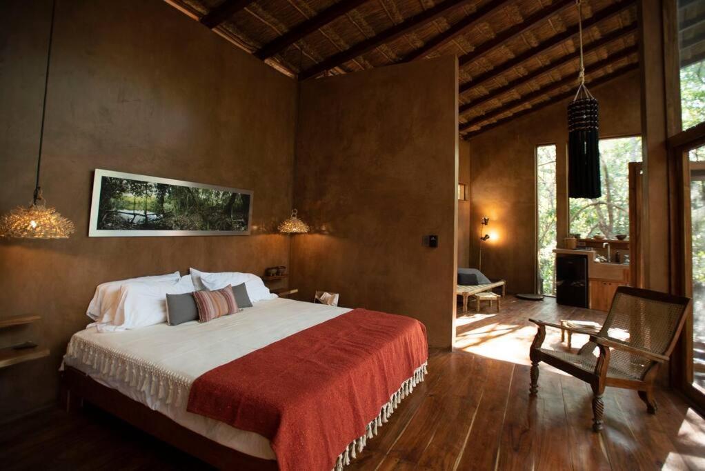 Ojo De Arbol, Boutique Cabin In The Real Jungle トゥルム エクステリア 写真