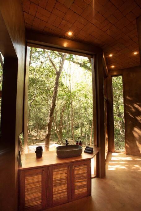 Ojo De Arbol, Boutique Cabin In The Real Jungle トゥルム エクステリア 写真
