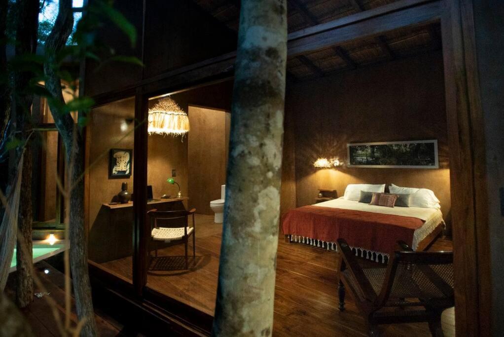 Ojo De Arbol, Boutique Cabin In The Real Jungle トゥルム エクステリア 写真